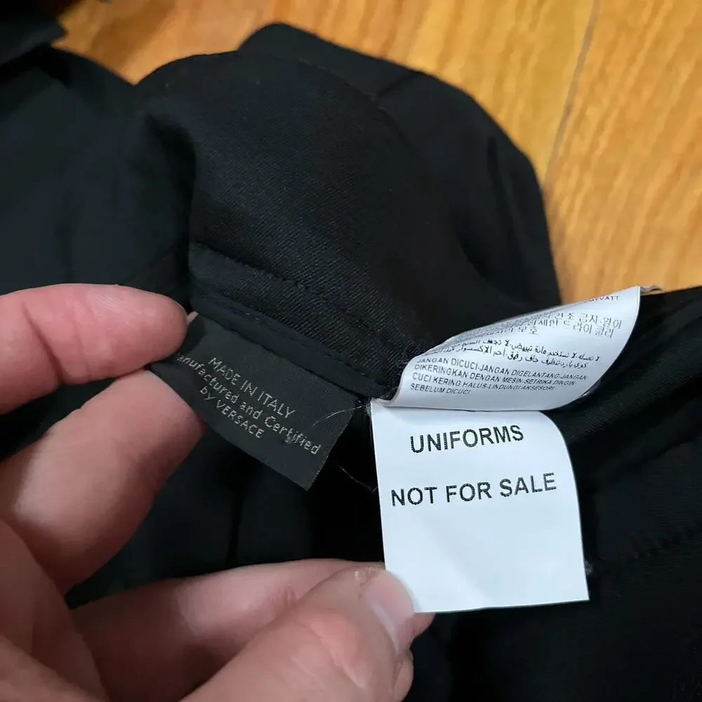 Versace employee uniform